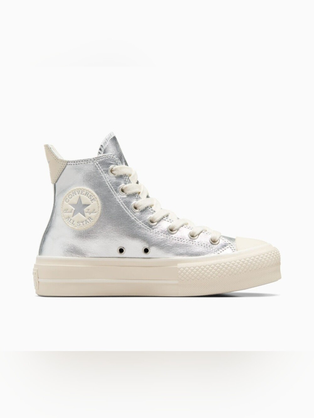 Women Converse Chuck Taylor All Star Metallic Lift HI Top Sneaker
